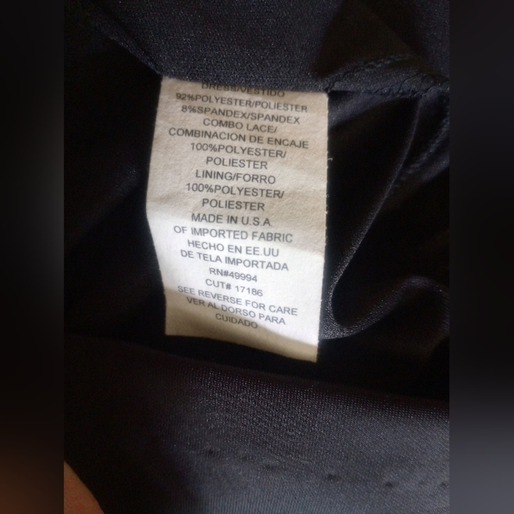 R&M Richards Little Black Dress Size 14 - Picture 7 of 7